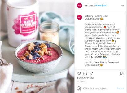 Vom neuen Clubhouse bis zum alten Facebook_Screenshot-Oatsome-Instagram