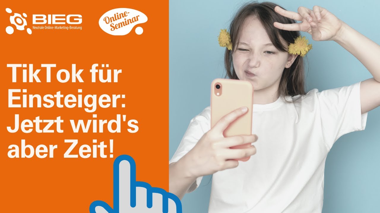 YouTube:TikTok für Einsteiger - Jetzt wird's aber Zeit!